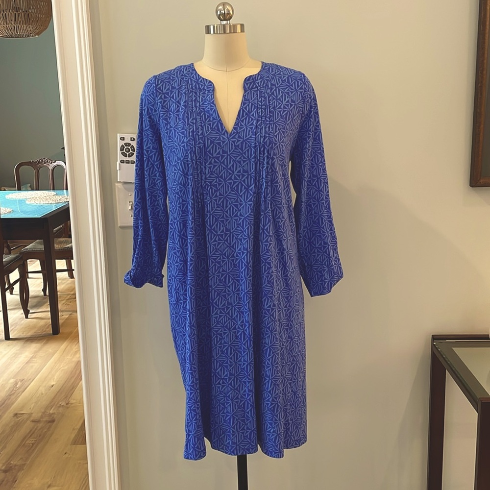 Lilly Pulitzer, L, cotton knit dress with sleeves